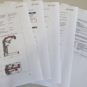 Spanisch-sprachiges Datenblatt und Bedienungsanleitung des Alpaka Schweißcobots